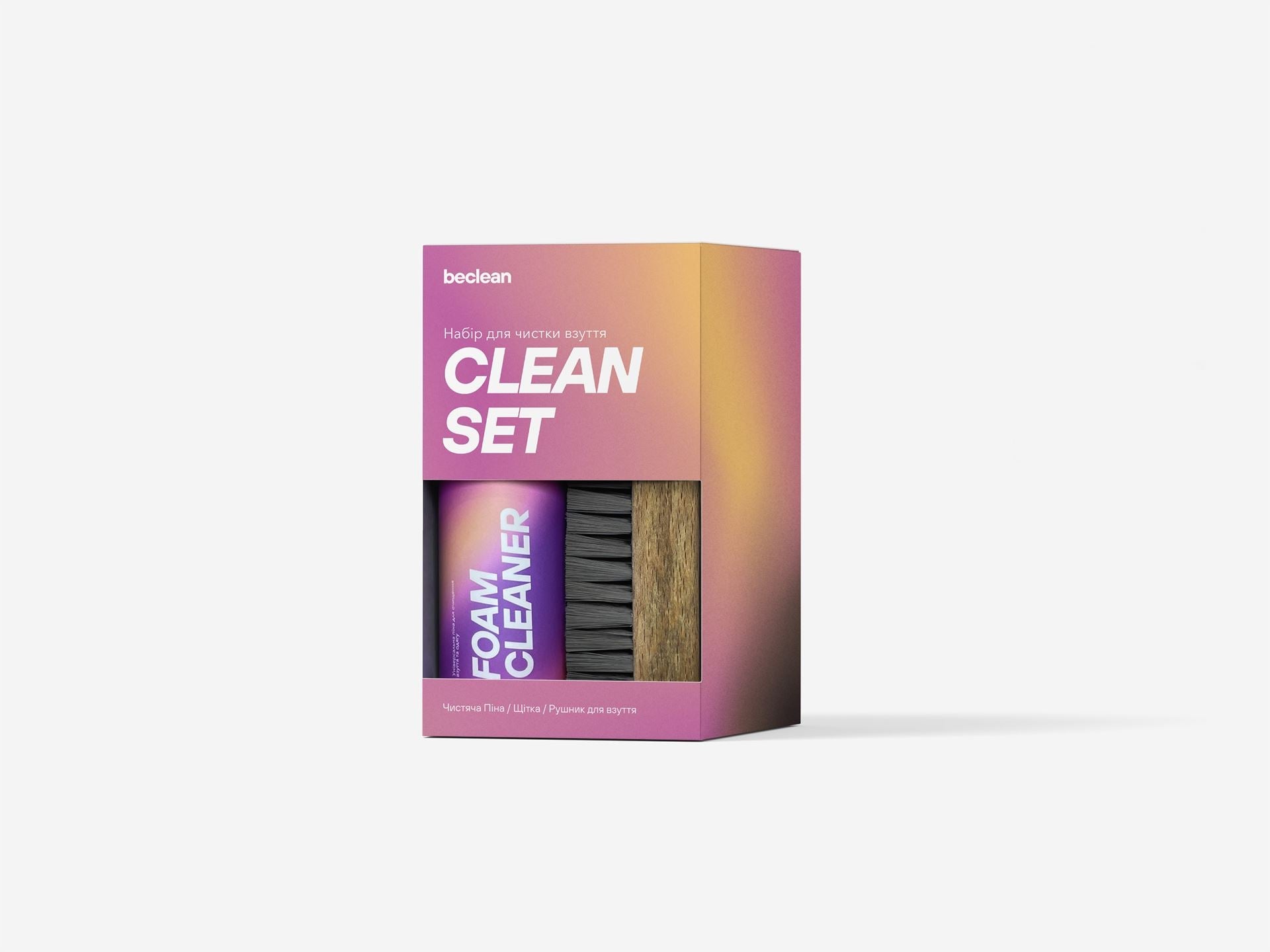 Shoe-cleaning kit Beclean CLEAN SET